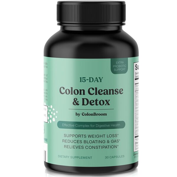 ColonBroom envase y presentación del detox de colon para mujer