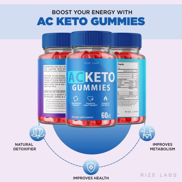 Gomitas keto AC para controlar apetito y aumentar energía