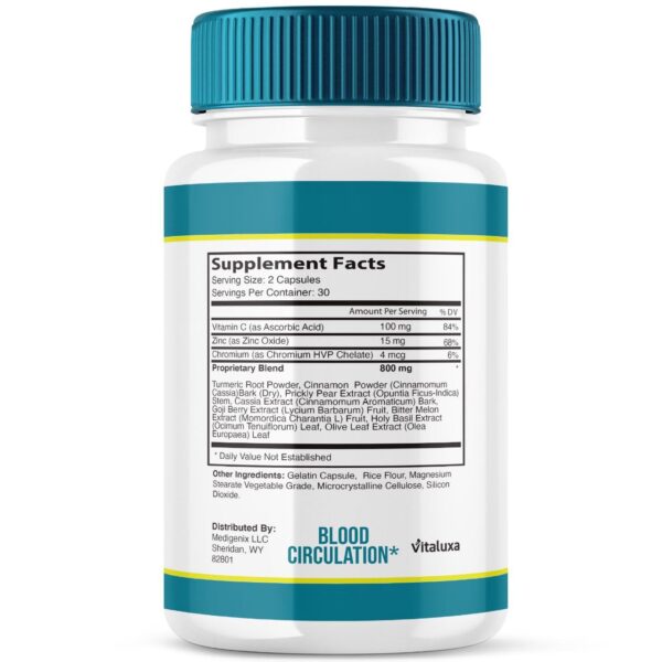 GLPro Blood Support frasco detalle