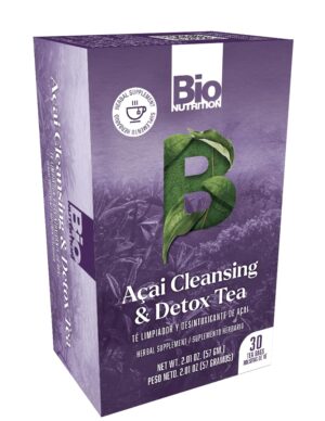 Caja de té desintoxicante y limpiador de Acai Bio Nutrition