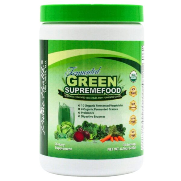 Suplementos fermentados verdes para salud hepática y digestiva