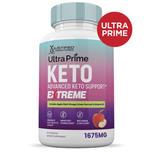 Suplemento Ultra Prime Keto con vinagre de manzana y té verde
