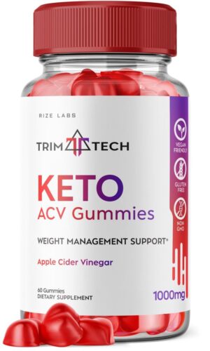 Trim Tech Keto ACV gomitas suplemento para perder peso