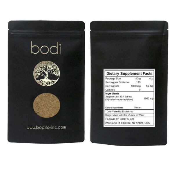 bodi polvo extracto de hoja de Jiaogulan 10 a 1 4oz
