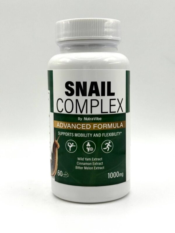 Paquete de cápsulas Snail Complex para flexibilidad y comodidad articular