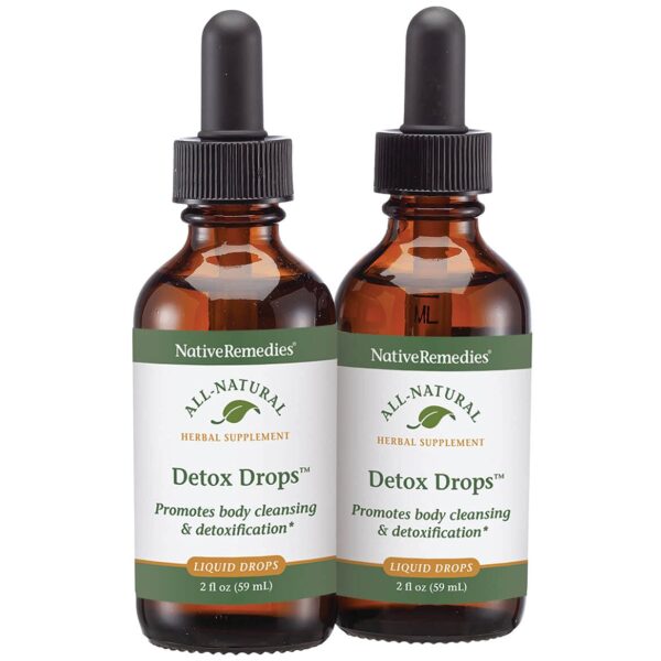 Botellas Native Remedies Gotas Detox 60 ml cada una