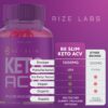 Suplemento rize labs Be Slim Keto ACV gomitas 60 unidades