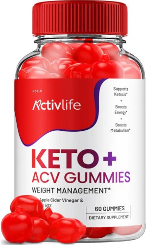 Gomitas ActivLife Keto ACV para cetosis y pérdida peso