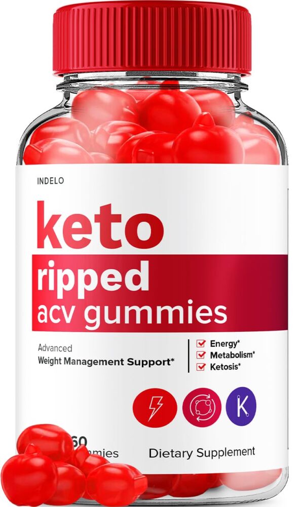 Keto Ripped ACV gomitas para control de peso y estilo keto