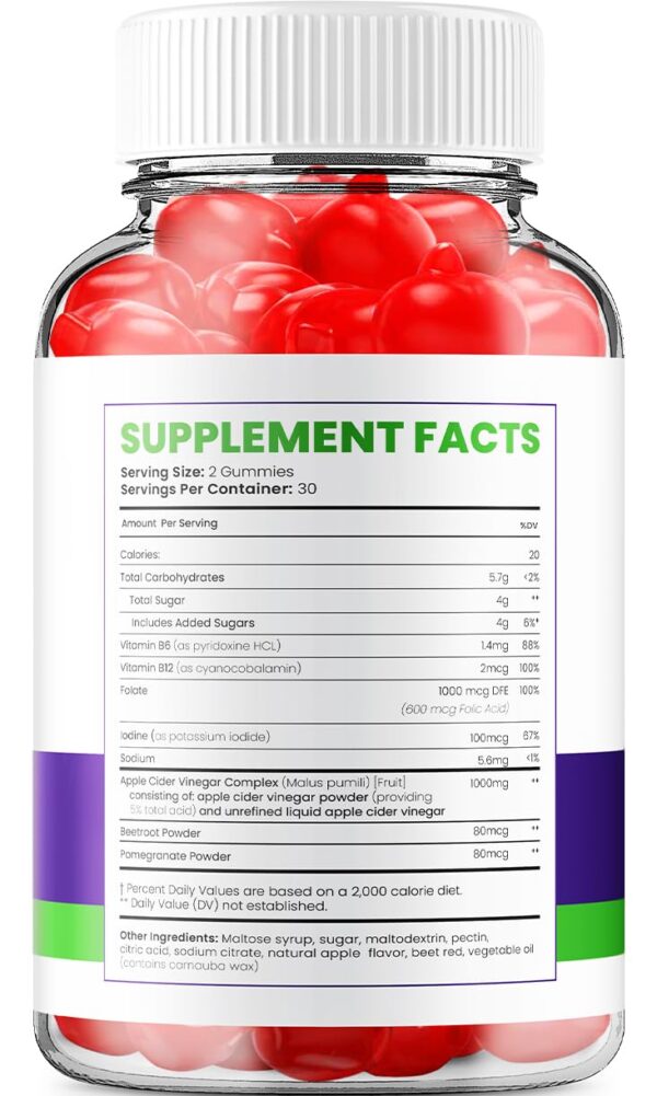 Paquete suplemento ProSlim Keto ACV vista lateral