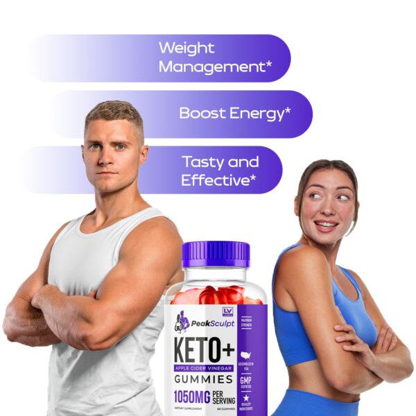 Gomitas vinagre sidra manzana keto Peak Sculpt