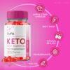 Ángulo lateral envase gomitas Refit Keto ACV rize labs 180pz