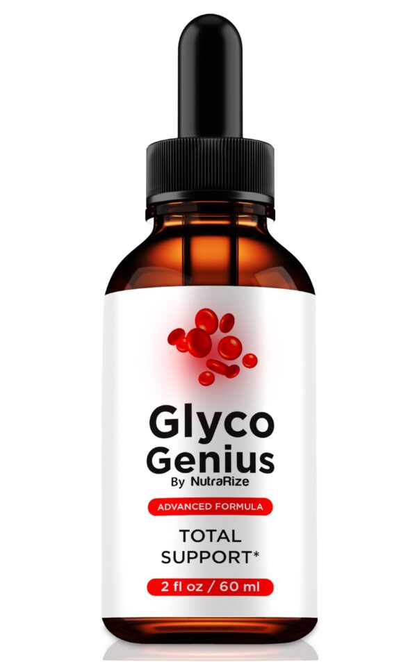Botella Glyco Genius gotas líquidas suplemento salud