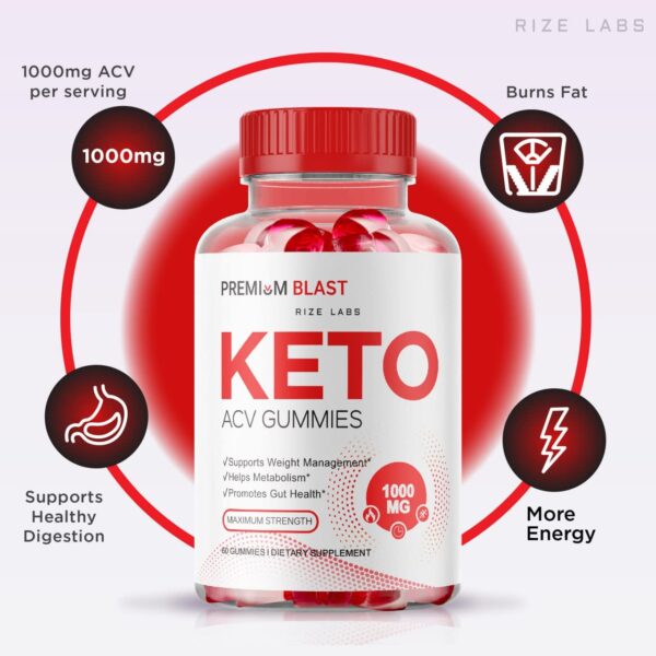 rize labs Gomitas Premium Blast Keto ACV