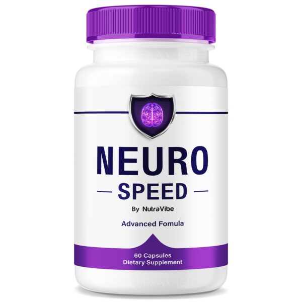 Frasco de cápsulas Neuro Speed para memoria y enfoque