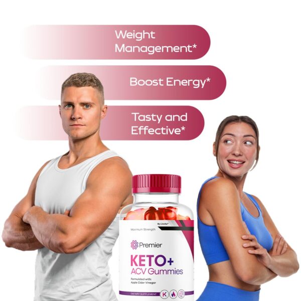 Version 1.0.0 Paquete de Premier Keto + ACV Gummies 60ct para dieta