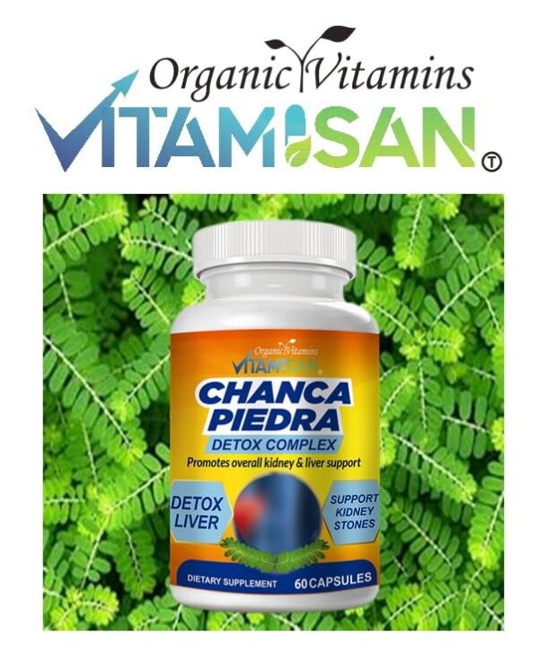 Suplemento natural Rompepiedras para limpieza hígado riñón VITAMISAN