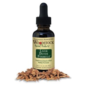 Woodstock Herbal Fórmula Detox Hígado botella frontal