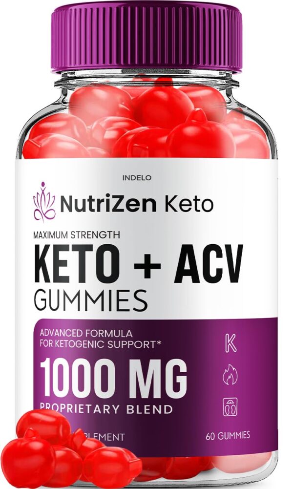 Gomitas NutriZen Keto ACV suplemento dietético 60 piezas