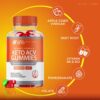 Etiqueta del producto gomitas rize labs keto ACV