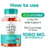 gomitas keto raw acv 1050mg para bienestar y energía