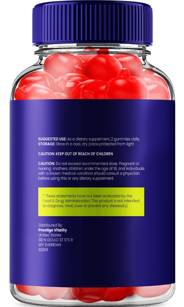 Empaque de Smart Slim Keto ACV gomitas con ingredientes naturales