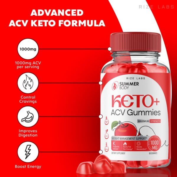 Gomitas Summer Body Keto para reducir grasa abdominal