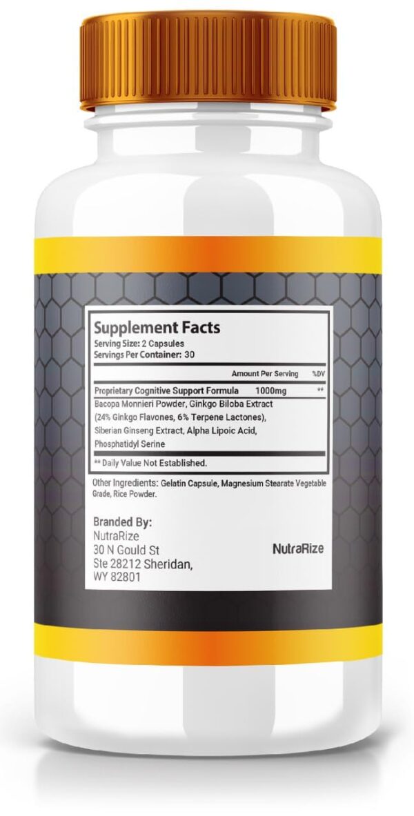 Frasco cápsulas Neuro Cyclin para enfoque y claridad mental