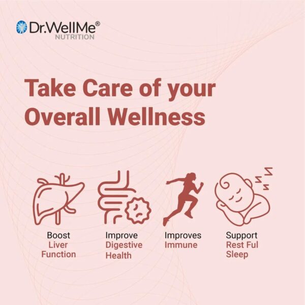 Suplemento natural Dr.WellMe energía y vitalidad saludables