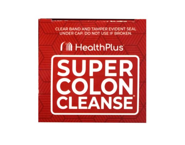 Health Plus Super Colon Cleanse presentación y detalle cápsulas