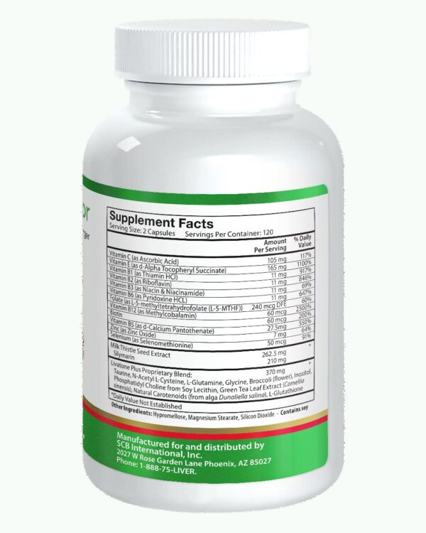 Version 1.0.0 Livatone Plus detox para hígado y vesícula con antioxidantes