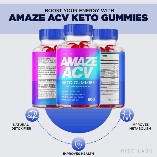 Gomitas Amaze Keto con vinagre de manzana y keto