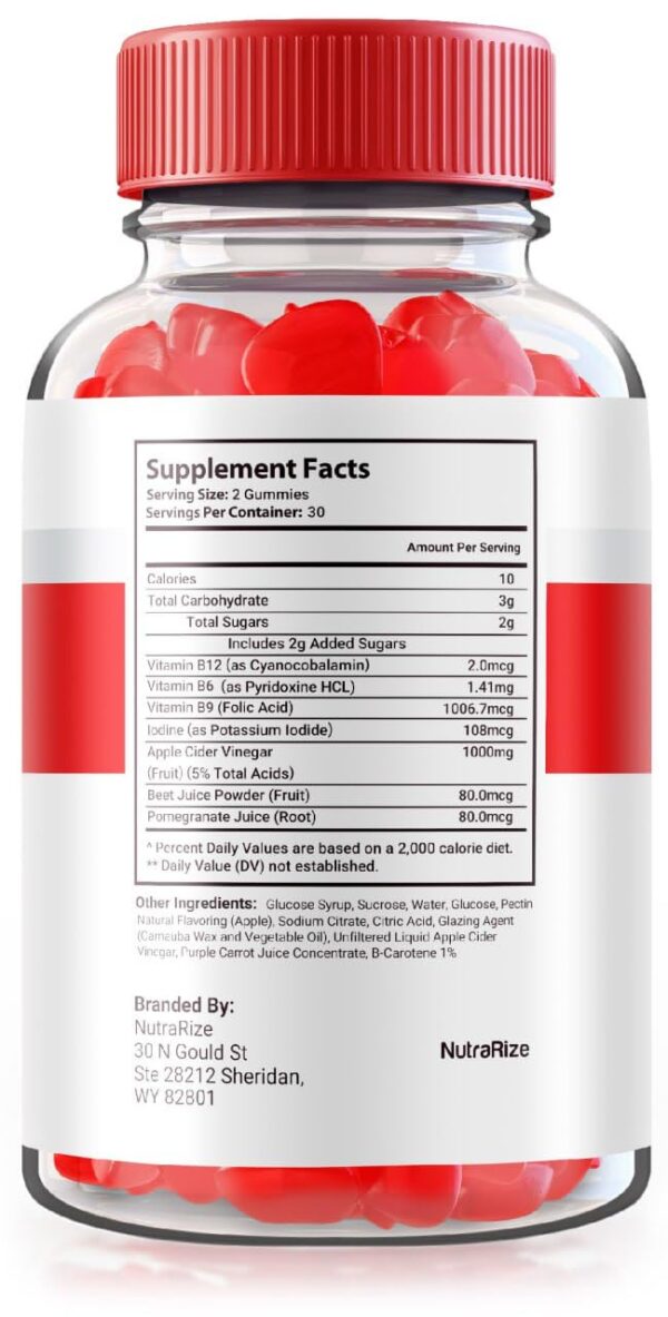 Suplemento Macro Keto ACV gomitas para control de peso