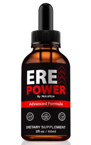 Frasco de gotas ErePower fórmula natural para energía y resistencia
