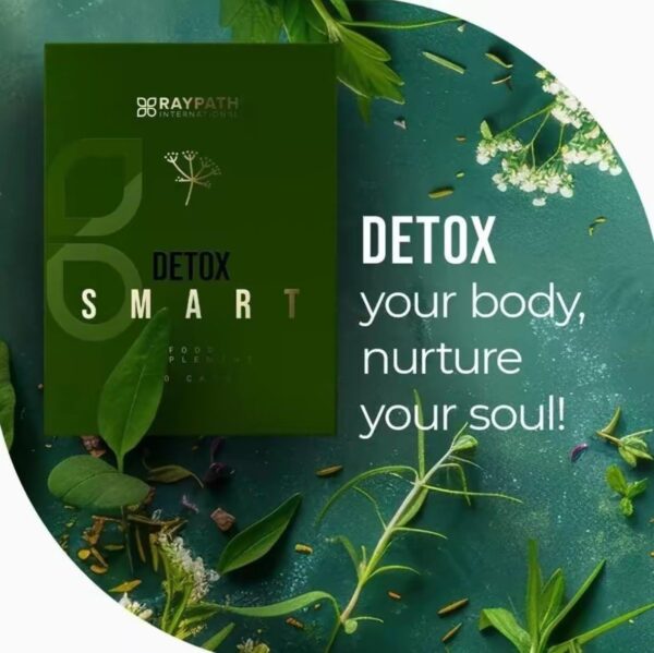 Detox Smart caja y cápsulas suplemento natural metabolismo