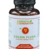 Frasco de cápsulas Colon Flush Detox de The Smooth Generation, frente