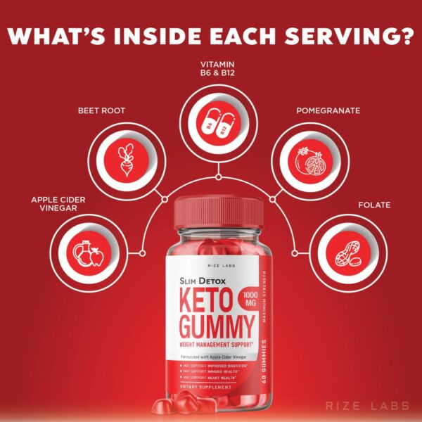 Gomitas para dieta keto y digestión saludable rize labs