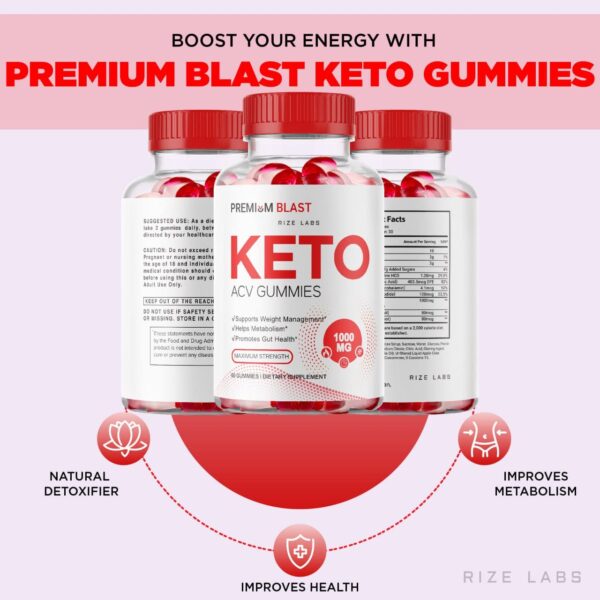 Gomitas Premium Blast Keto para pérdida de peso fórmula avanzada
