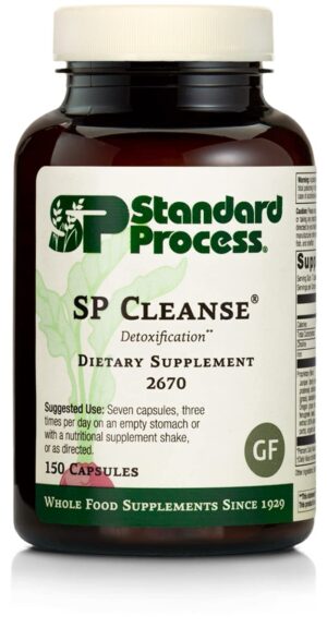 Standard Process SP Cleanse suplemento limpieza hígado y riñón