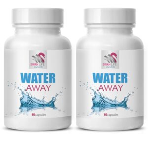 Suplemento Water Away complejo diurético natural 120 cápsulas