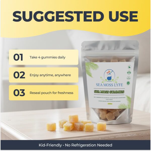 Bolsa de muestra con gomitas