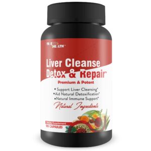 Limpieza hígado detox suplemento herbal con ingredientes naturales