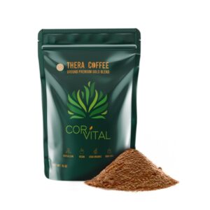 Cor-Vital café orgánico tostado medio para enema 1LB terapia Gerson