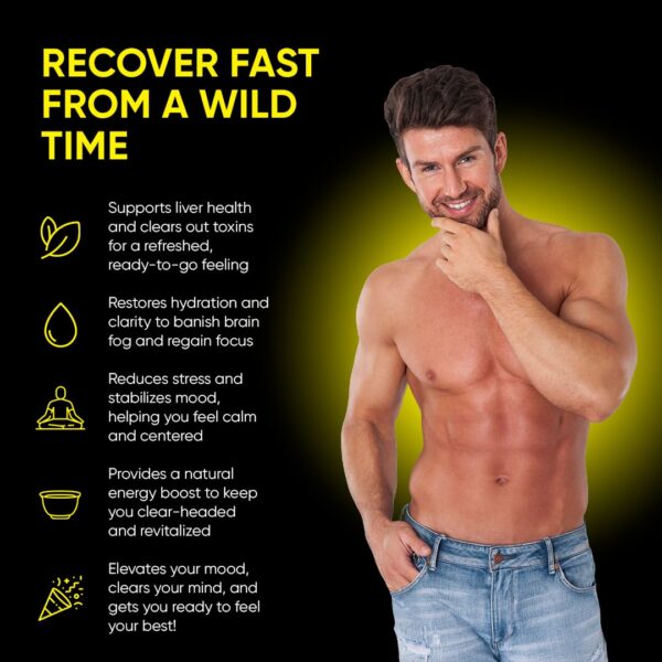 Dulces gomitas Party Recovery para recuperación y ánimo