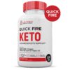 Ingredientes de las píldoras Quick Fire Keto ACV en etiqueta