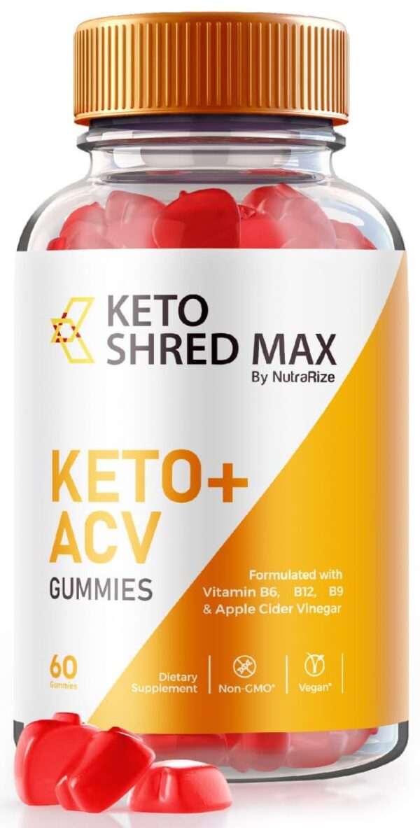 NutraRize Keto Shred Max gomitas para pérdida de peso 60 unidades