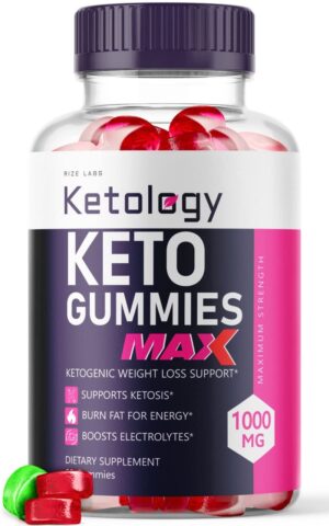 rize labs gomitas Ketology Keto ACV botella 60 unidades