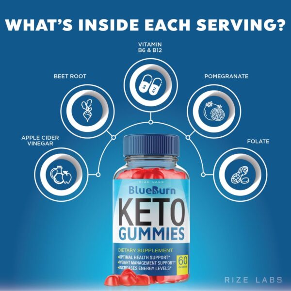 Suplemento BlueBurn Keto apoyo avanzado en peso