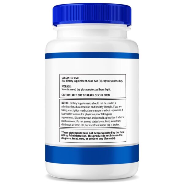 Etiqueta de las cápsulas NeuroClean para apoyo diario