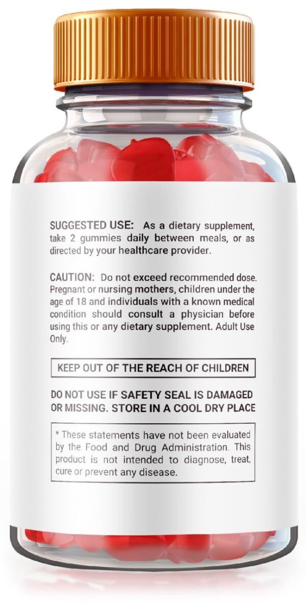 detalle gomita nutrarize keto shred max acv roja brillante